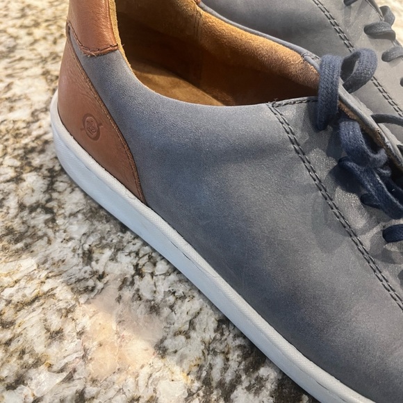 Men’s Leather Blue with Brown Accent Born Sneakers size 12 - Picture 3 of 7